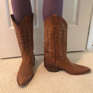 Women's Leather Cowgirl Boots Size 11